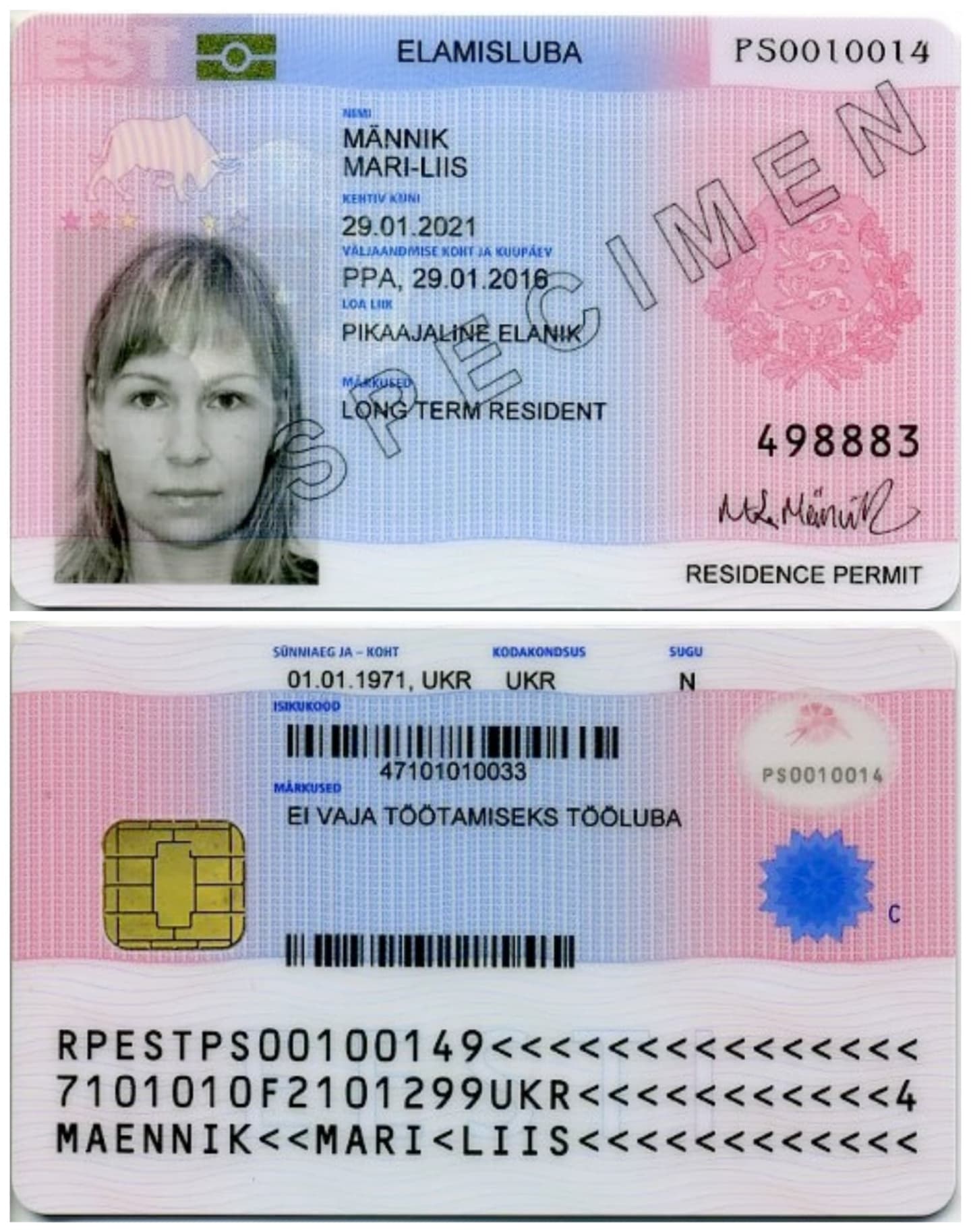 Life permit in Estonia